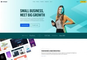 Landningssida från Leadpages