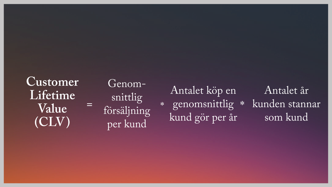 Kpi - customer lifetime value (CLV)