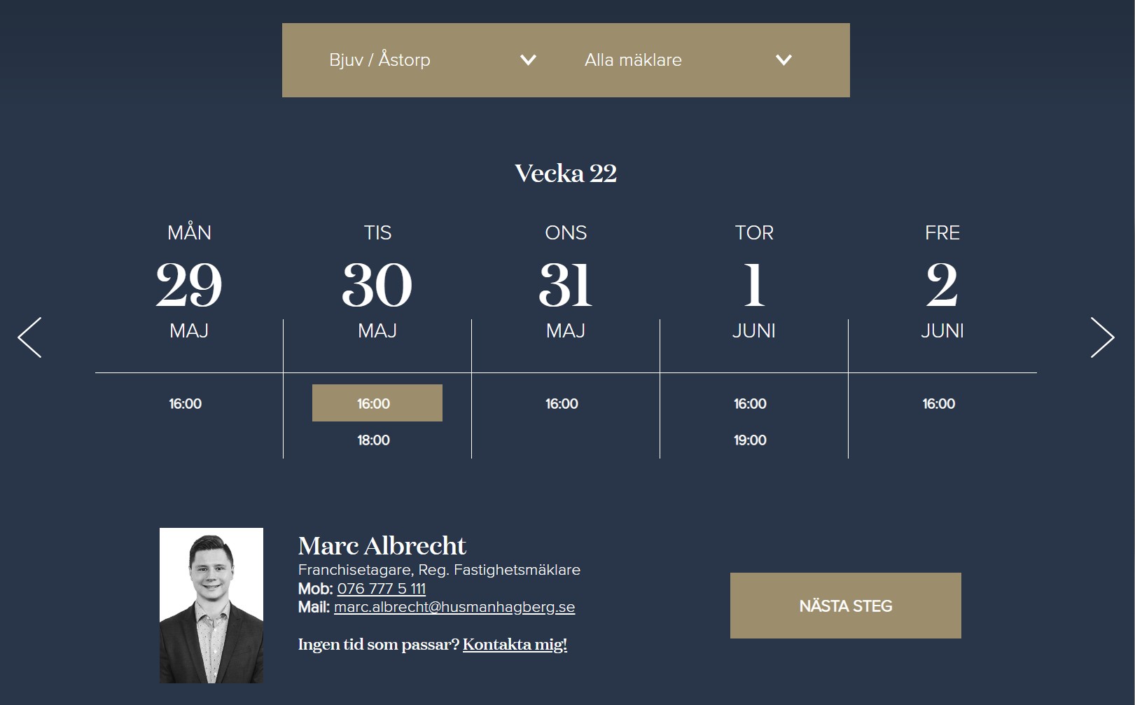 Husman Hagberg Mäklarbokning