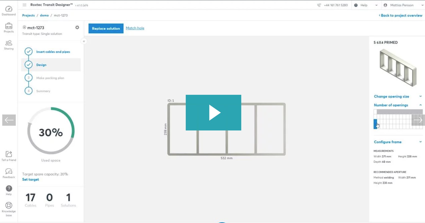 Roxtec Självbetjäningsverktyg