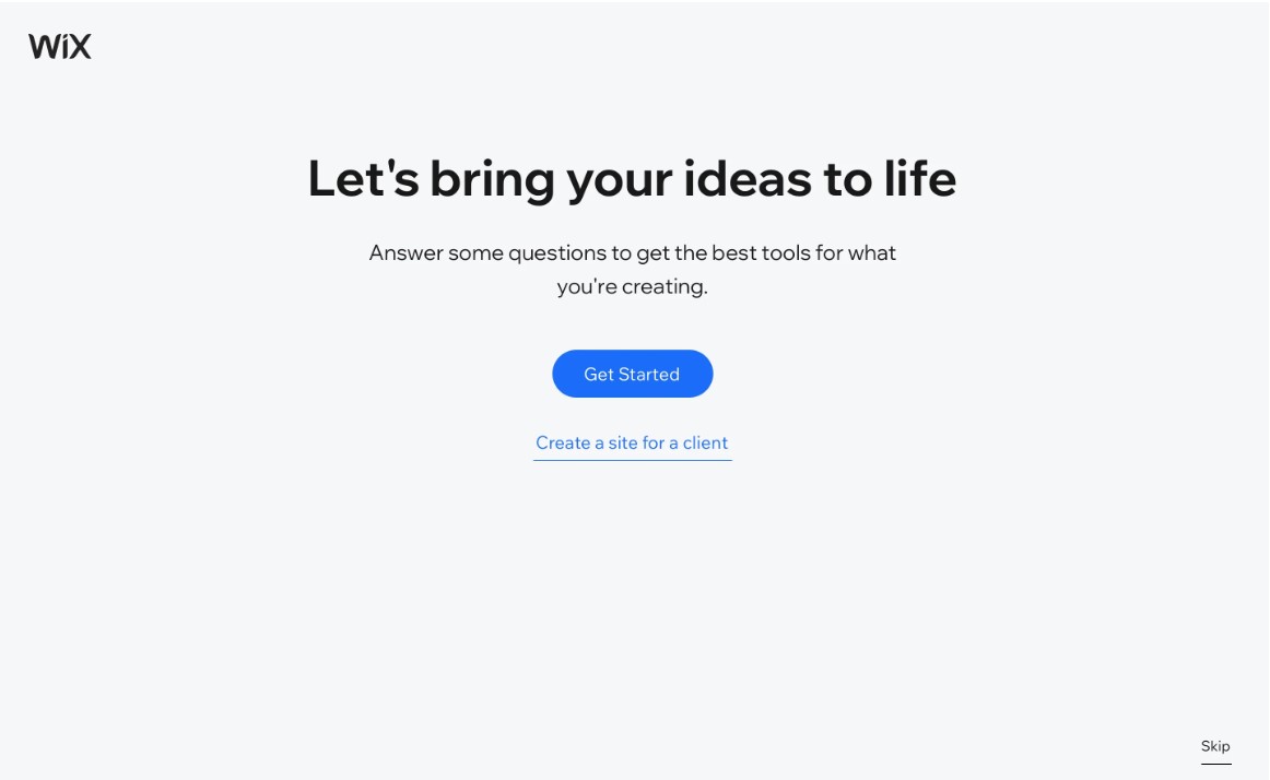 Wix Självbetjäningsverktyg