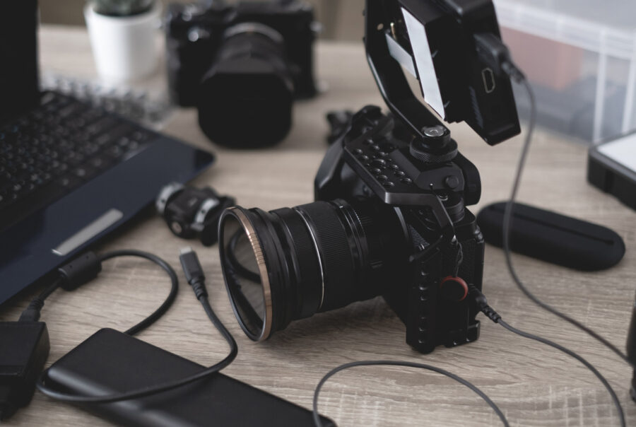 videomarknadsföring - videokamera